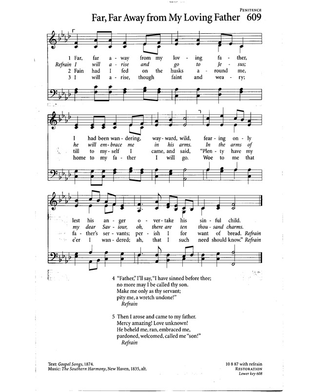 Prodigal Son
                                Hymn